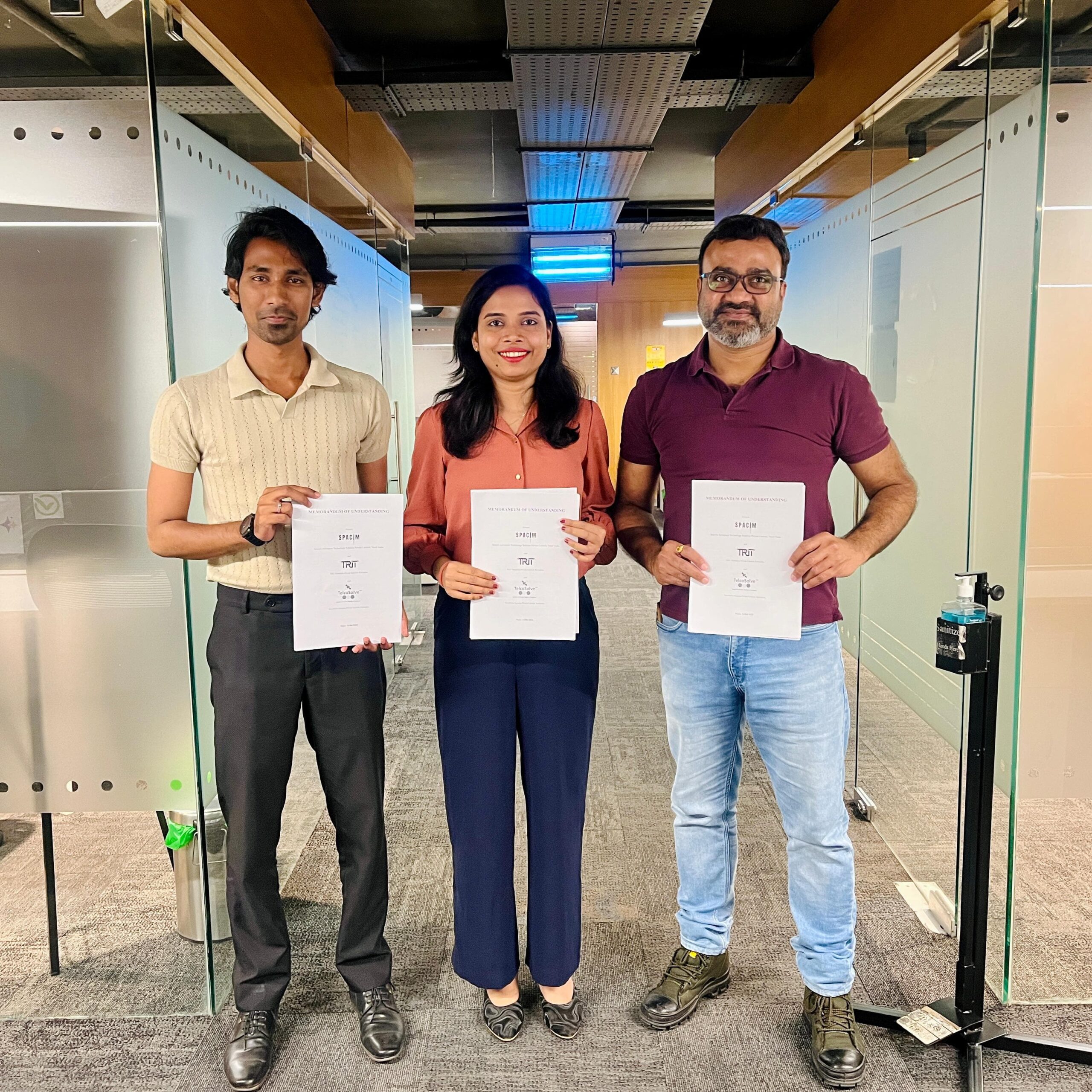 MoU for ADR Project with SPACIM & Telcosolve for ESA MoU for ADR Project with SPACIM & Telcosolve for ESA